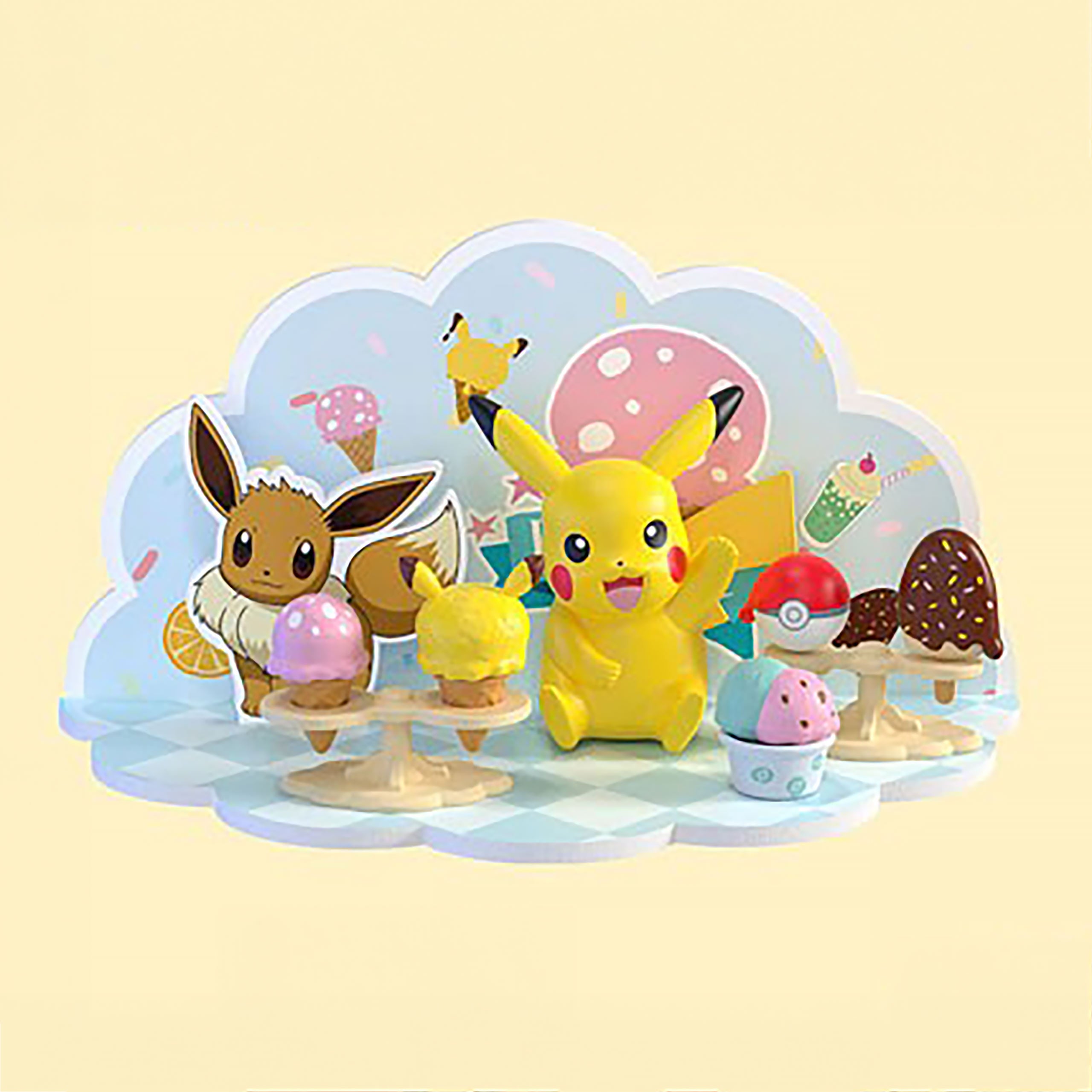 Produktbild Pokemon - Pikachu Ice Cream 3D SCENE Figur