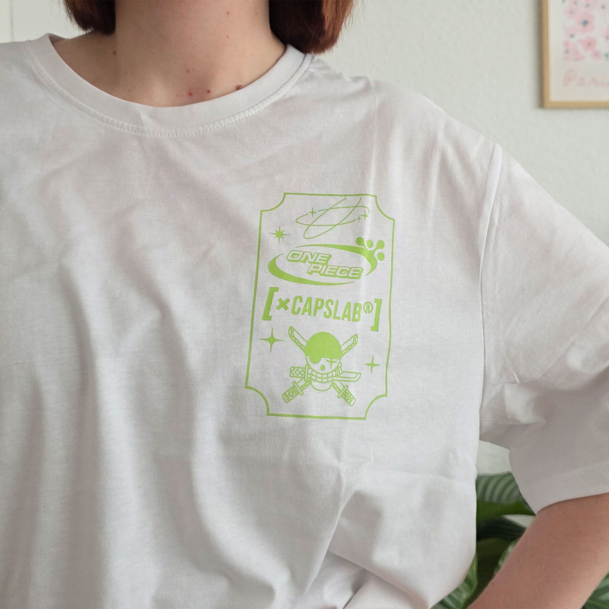 Image produit One Piece - T-shirt oversize Zoro Capslab blanc