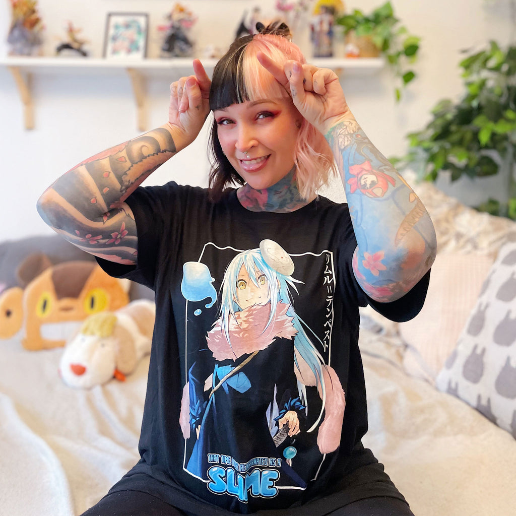 Image produit TenSura - T-shirt Poster Rimuru Noir