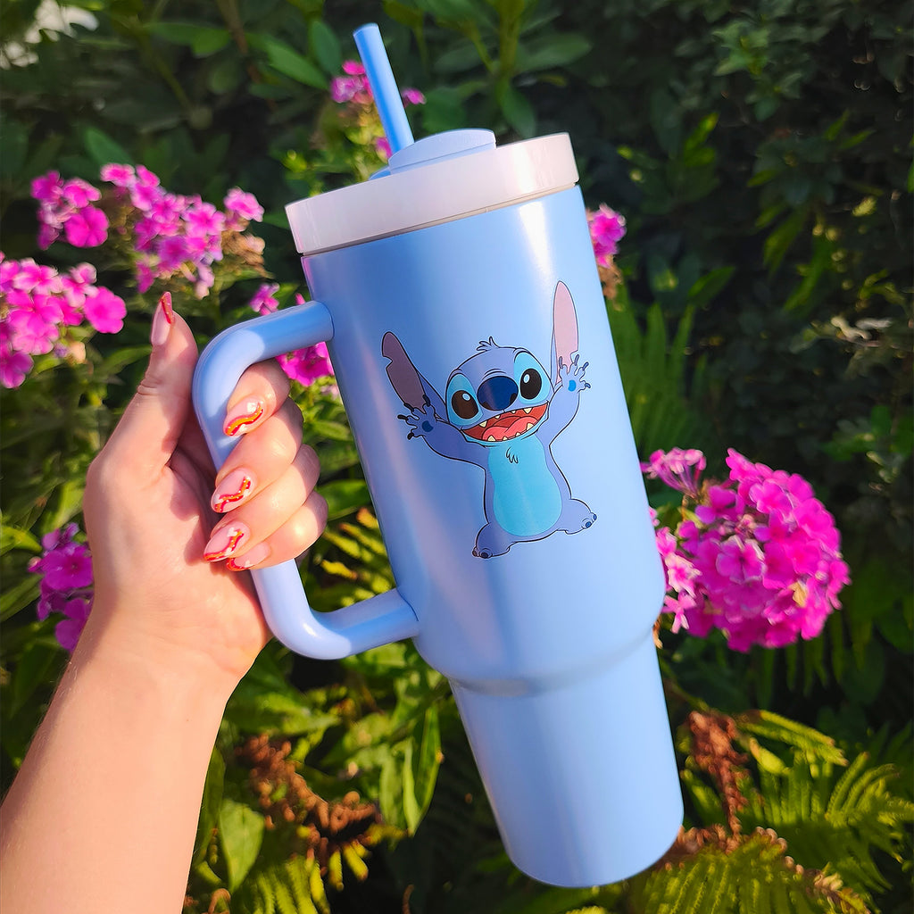 Productafbeelding Stitch To Go Beker met rietje - Lilo & Stitch