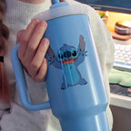 Productafbeelding Stitch To Go Beker met rietje - Lilo & Stitch