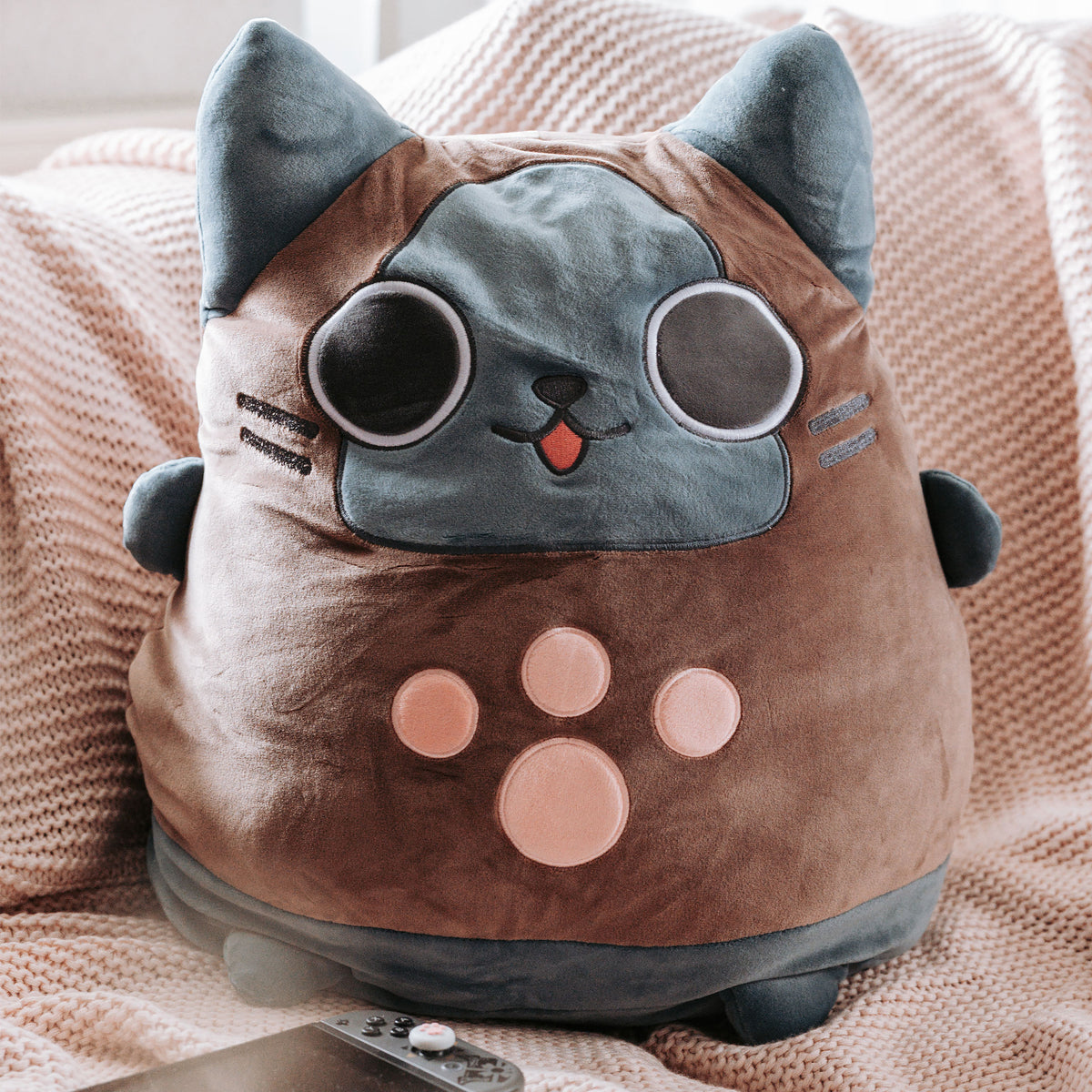 Productafbeelding Monster Hunter - Palico Smoosh Oversized Pluchefiguur Chocoladeversie