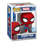 Image produit Spider-Man - Spider avec Sandwich le Chien Marvel Funko Pop Figurine à Tête Oscillante