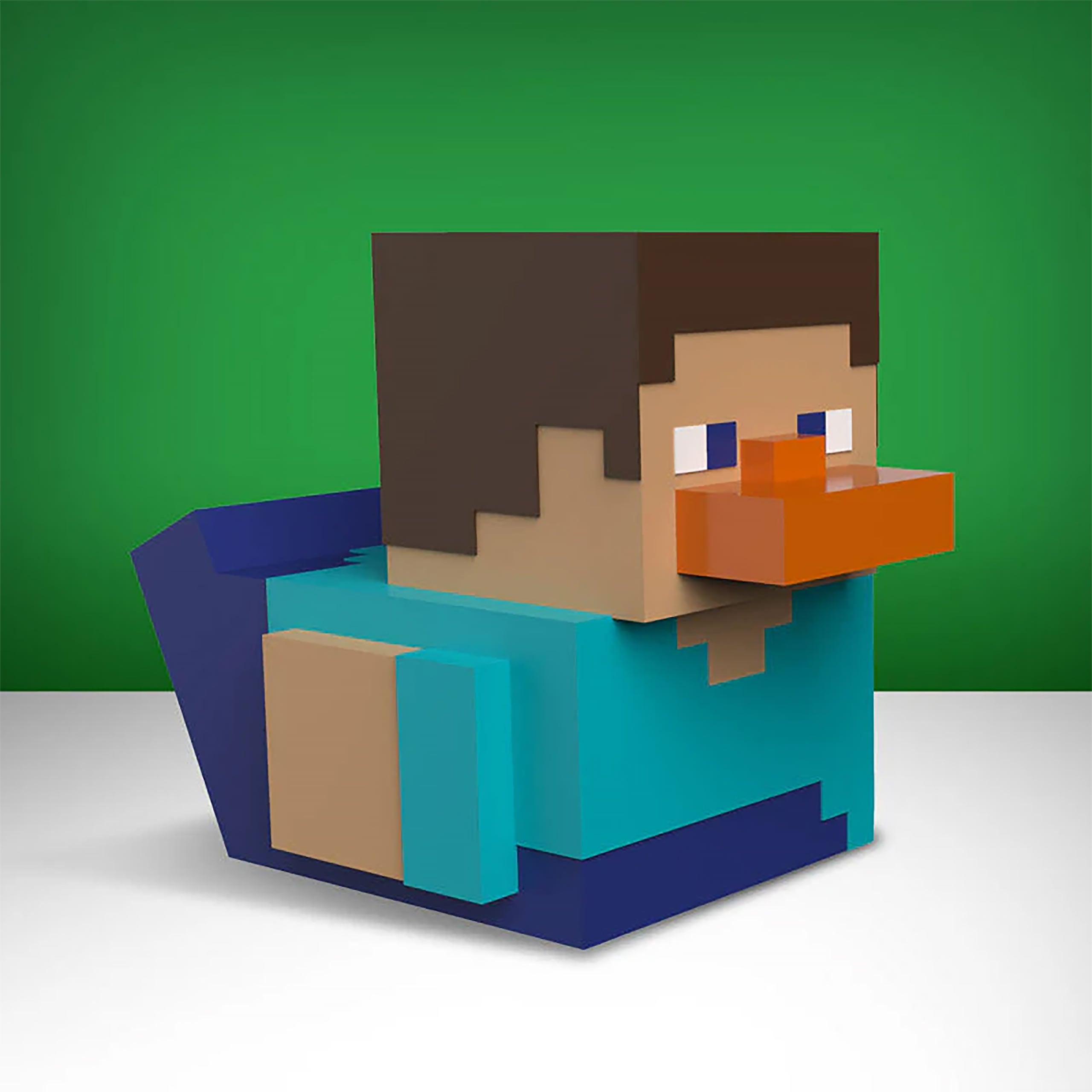 Productafbeelding Minecraft - Steve TUBBZ Decoratieve Eend 9cm