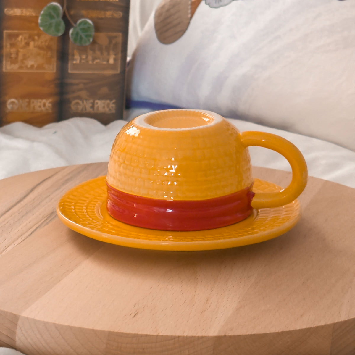 Product image Luffy Straw Hat Mug with Saucer - One Piece