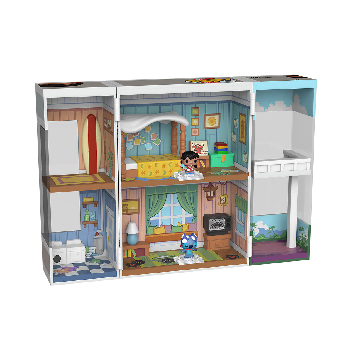 Image produit Lilo & Stitch - Présentoir Funko Bitty Pop Maison de Lilo avec 2 Figurines