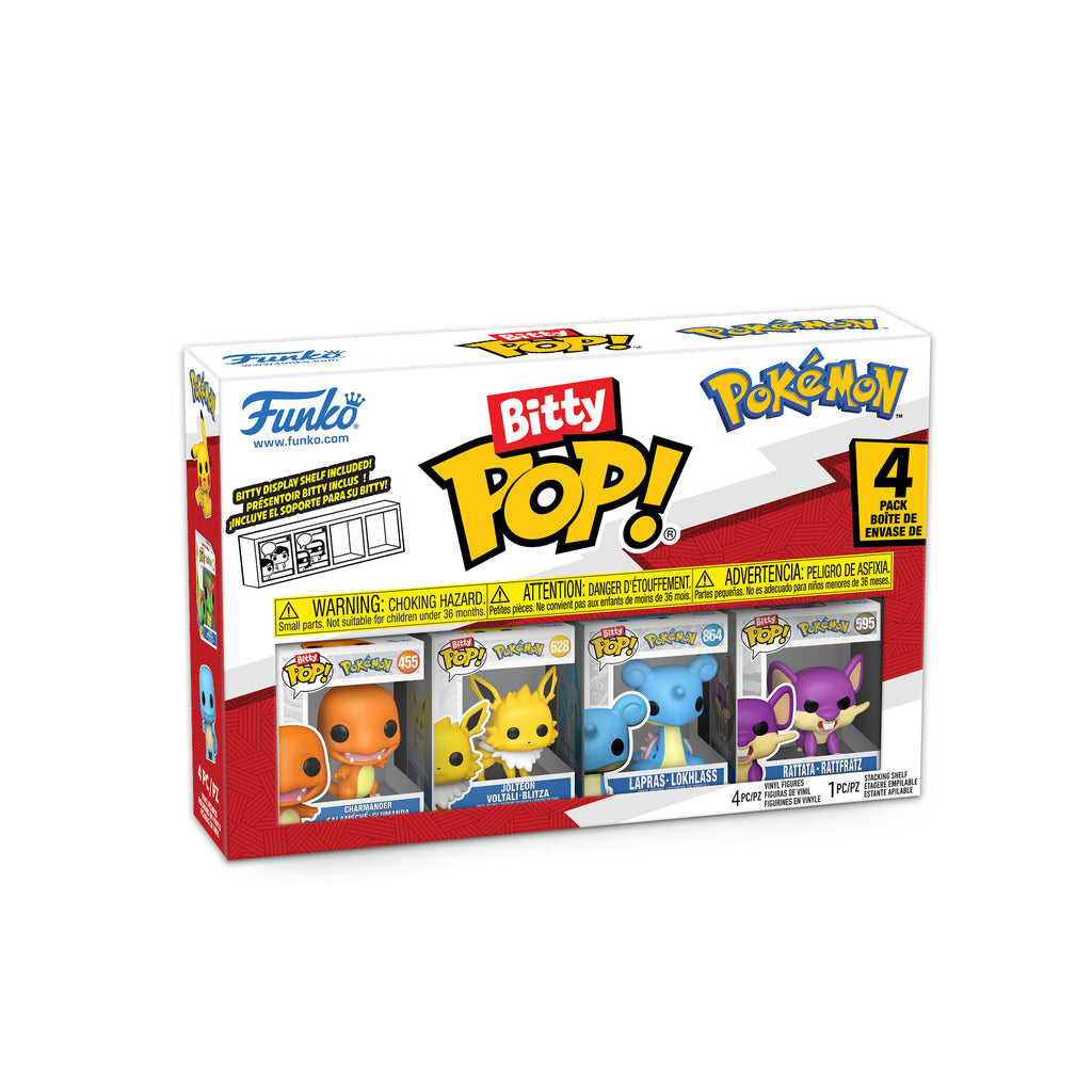 Productafbeelding Pokemon - Charmander en Vrienden Funko Bitty Pop 4-Delige Figuren Set Serie 2