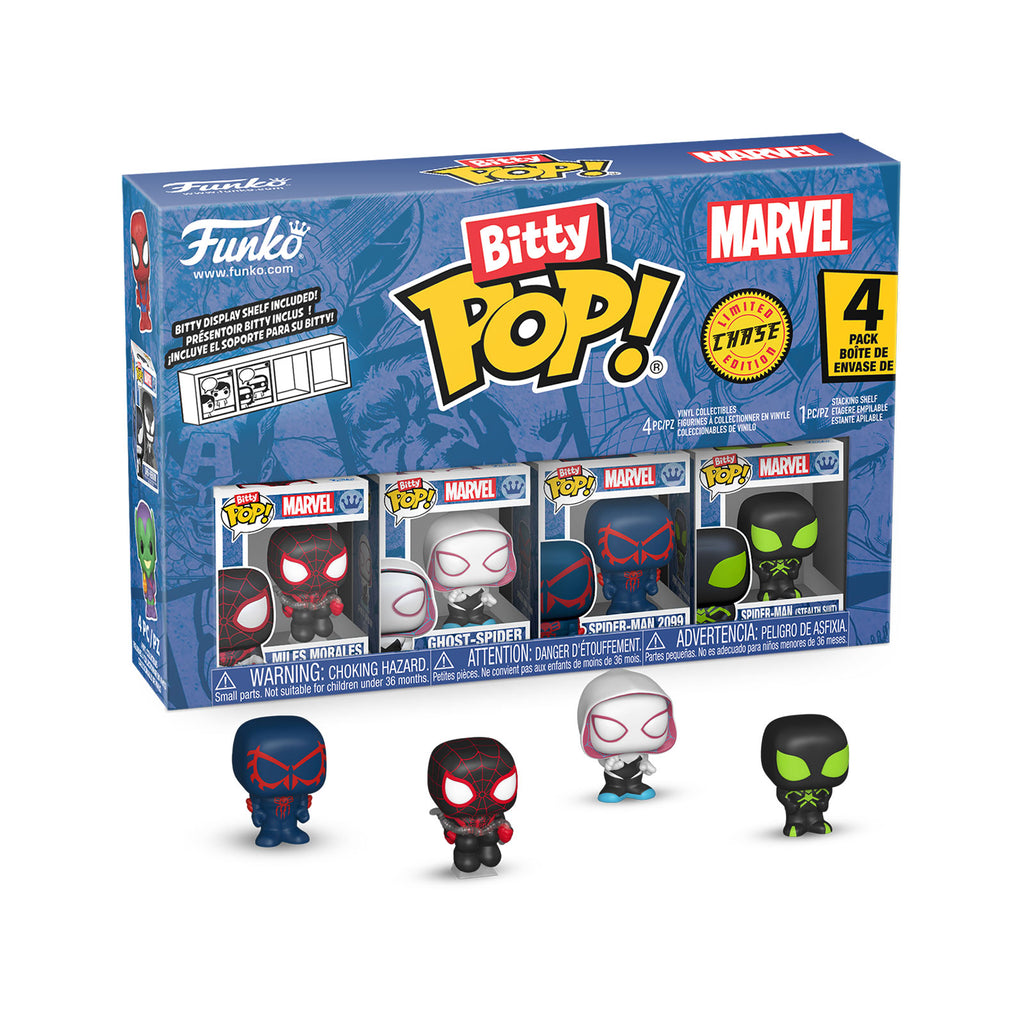 Image produit Marvel - Spider-Man Funko Bitty Pop Set de 4 Figurines Série 2