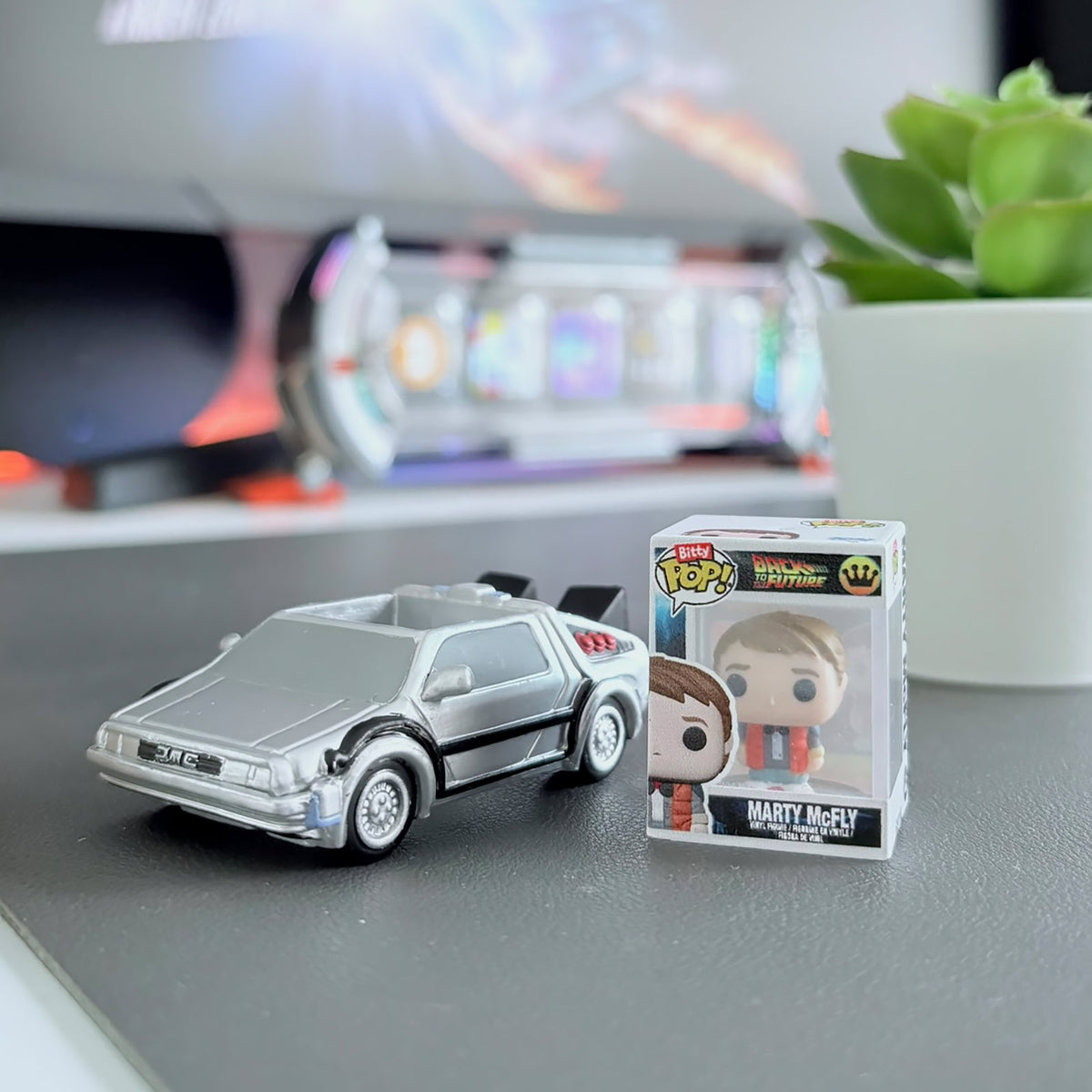 Produktbild Zurück in die Zukunft - DeLorean Funko Bitty Pop Ride Figurenset