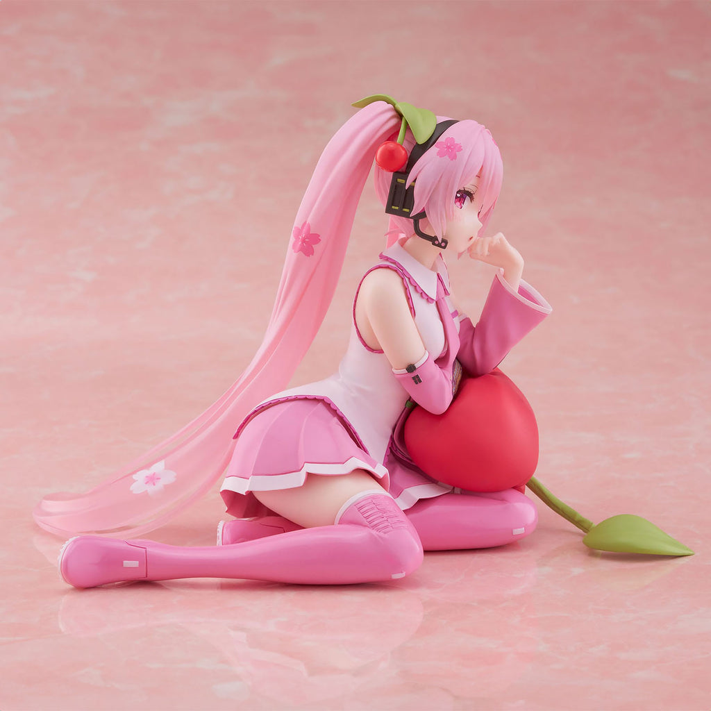 Productafbeelding Hatsune Miku - Sakura Miku Desktop Cute Figuur Cherry Cushion Versie