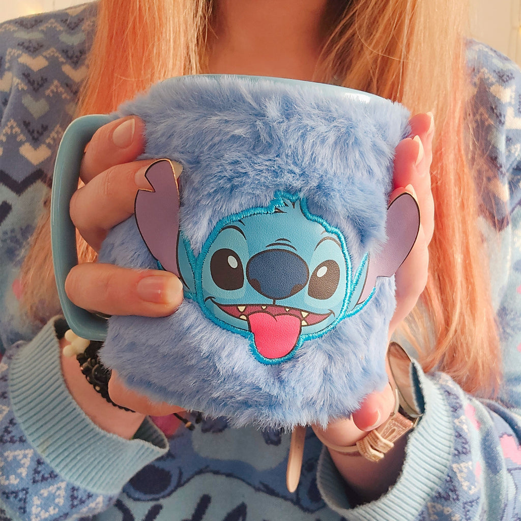 Productafbeelding Stitch Mok met Pluche Overtrek - Lilo & Stitch