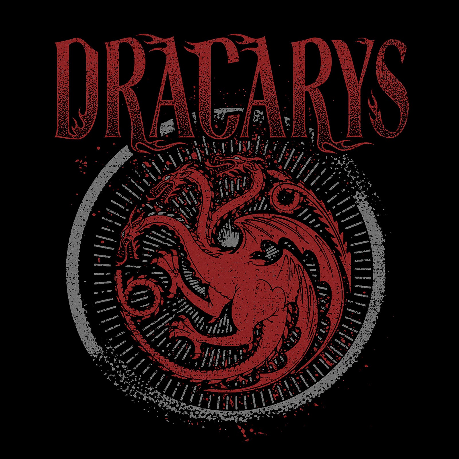 Image produit Game of Thrones - T-shirt Dracarys noir