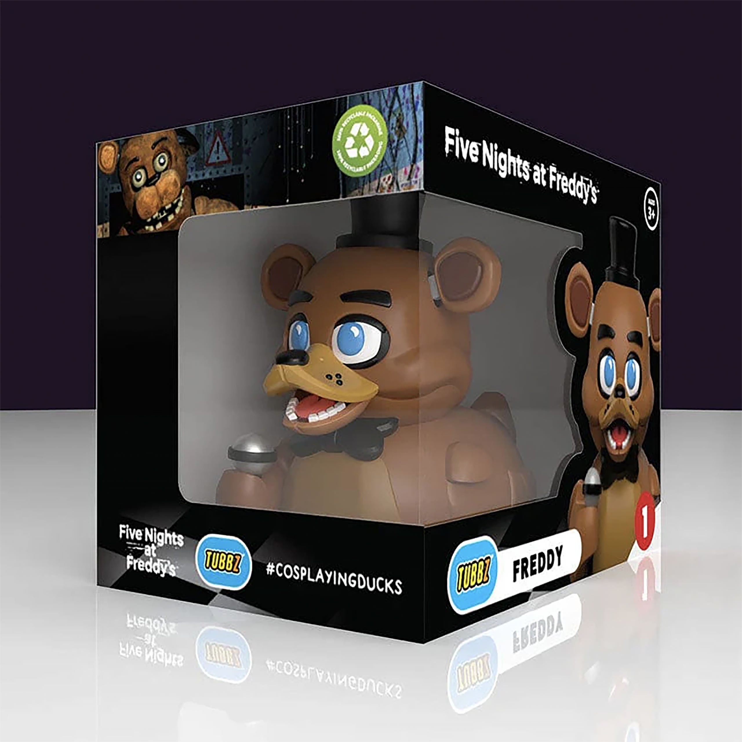 Productafbeelding Five Nights at Freddy's - Freddy Fazbear TUBBZ deco-eend
