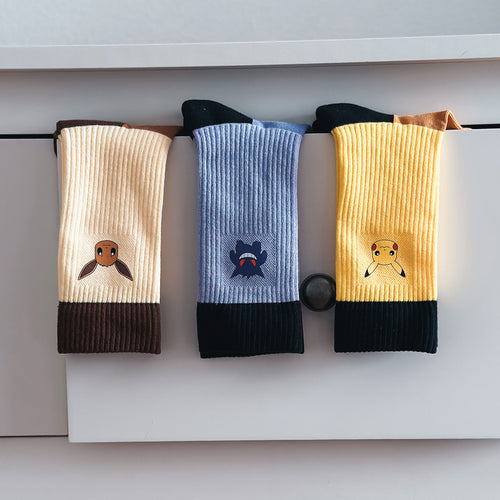 Productafbeelding Pokemon - Pikachu, Eevee en Gengar Sokken 3-Pack