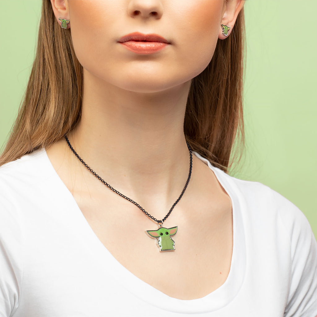 Image produit Boucles d'oreilles et collier Grogu - Star Wars The Mandalorian