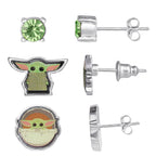 Image produit Set Cadeau 3 Boucles d'Oreilles Grogu - Star Wars The Mandalorian