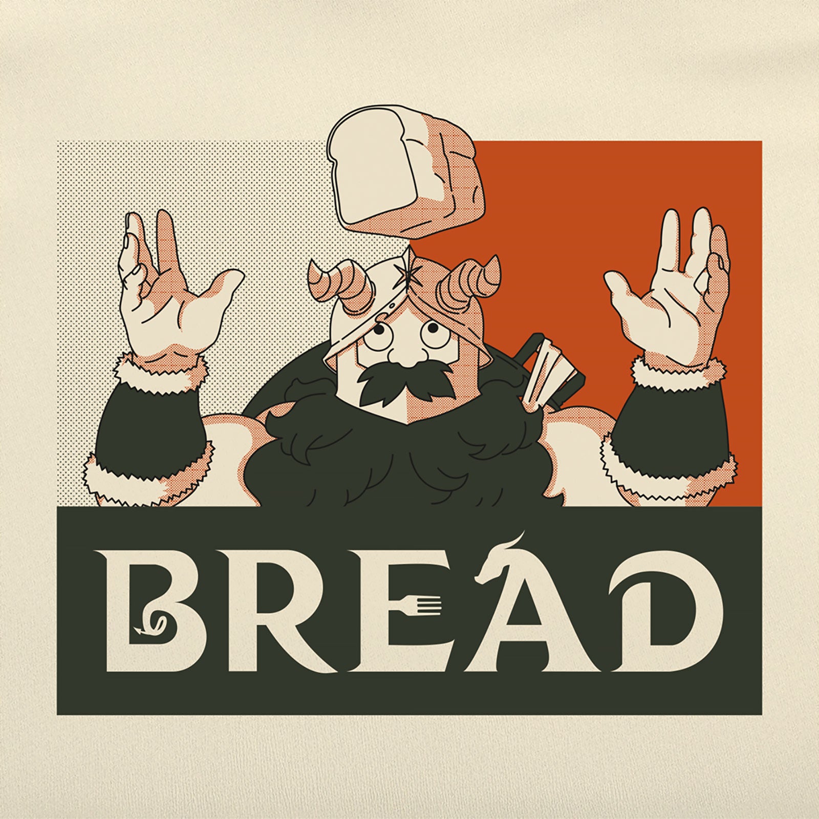 Productafbeelding Bread T-shirt voor Delicious in Dungeon-fans
