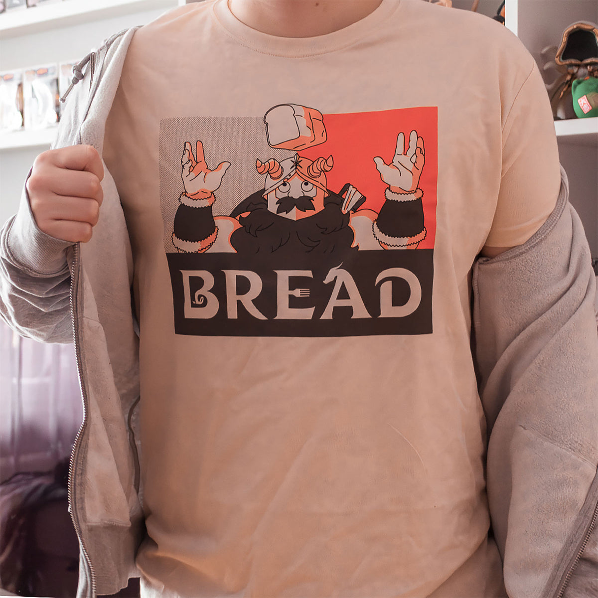 Productafbeelding Bread T-shirt voor Delicious in Dungeon-fans