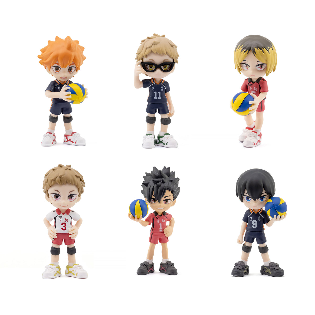 Productafbeelding Haikyu! - YuMe Anime Blind Box Figuur 6-Pack Display