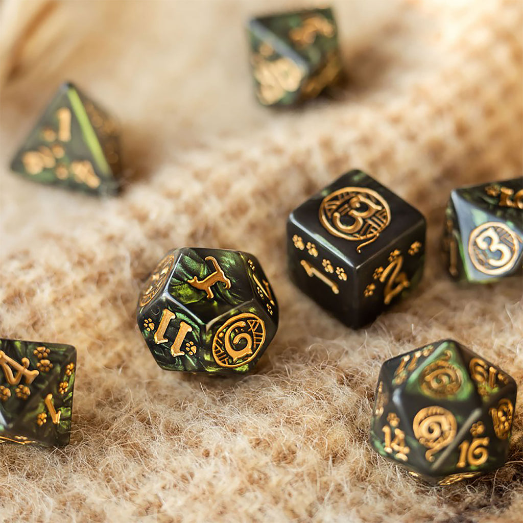 Image produit Chats - Set de dés RPG Pixel 7 pièces