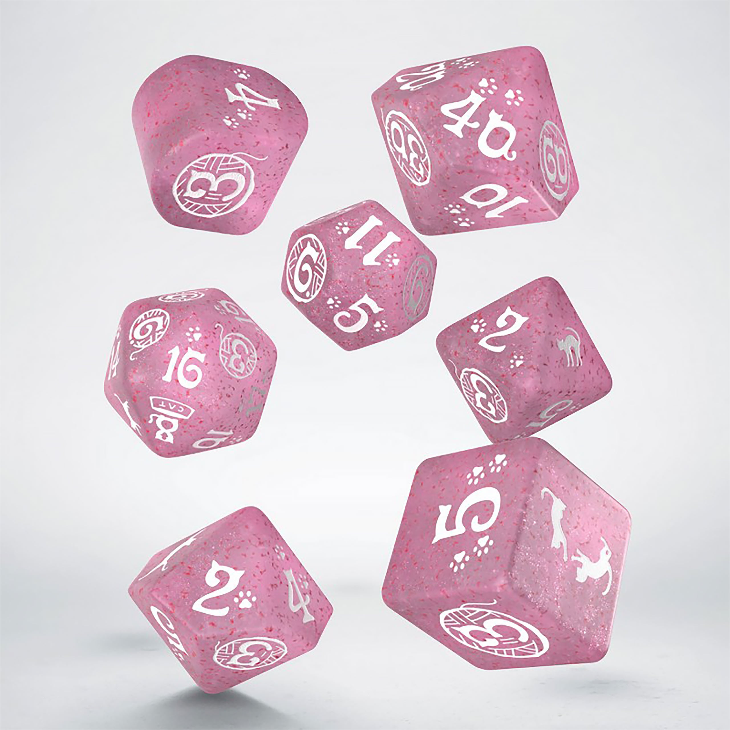 Image produit Cats - Daisy Glitter Set de Dés RPG 7pcs