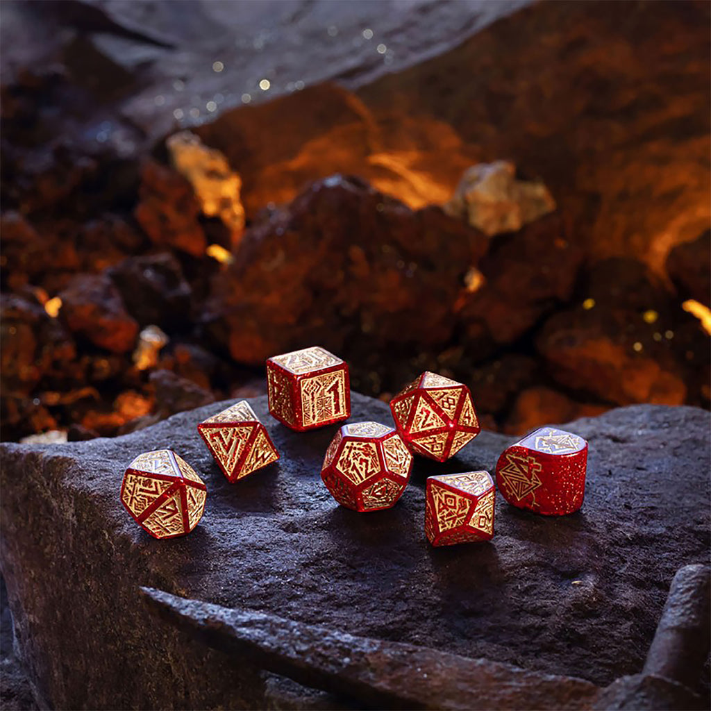 Productafbeelding Dwarven - Jewels RPG Dobbelstenen Set 7-delig