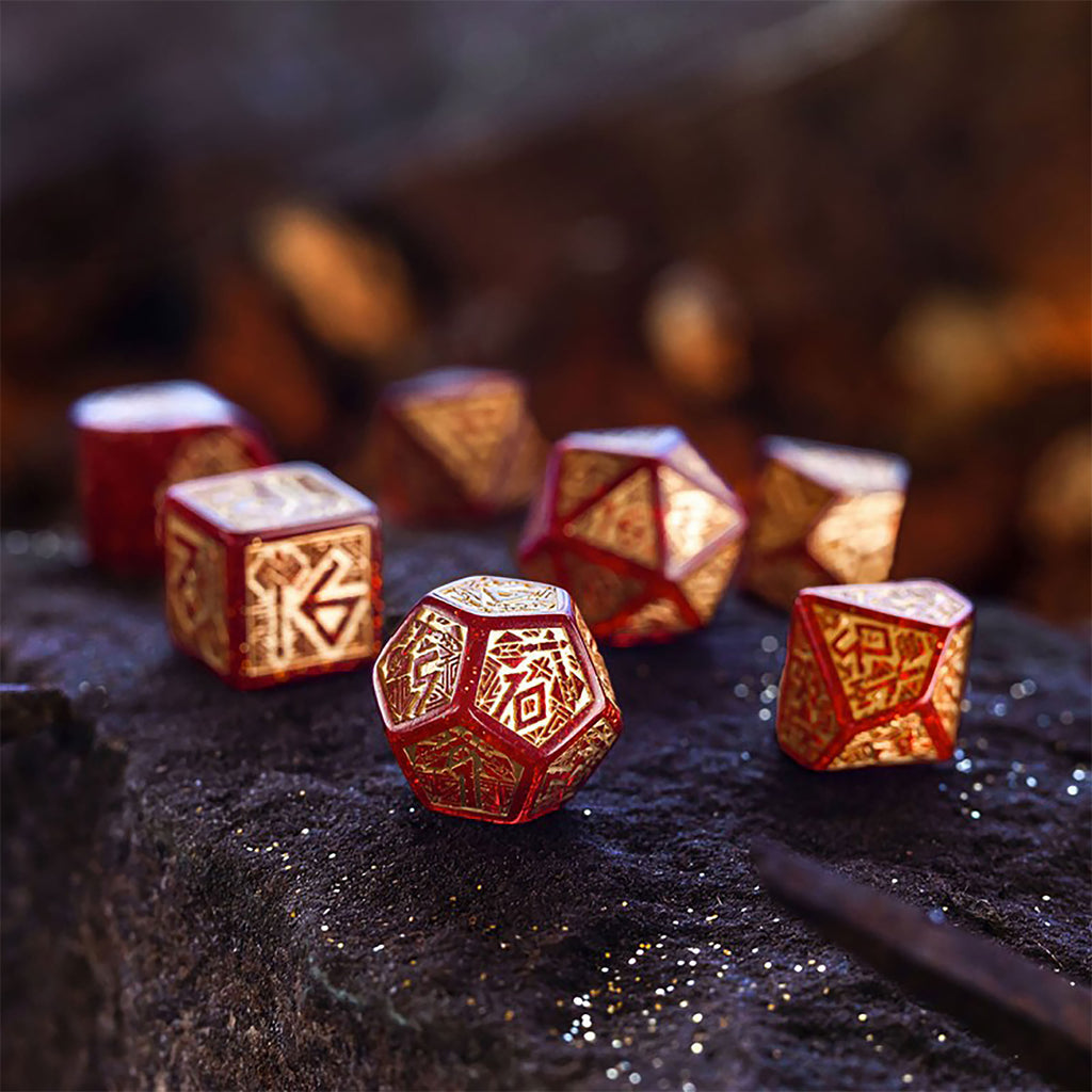 Productafbeelding Dwarven - Jewels RPG Dobbelstenen Set 7-delig