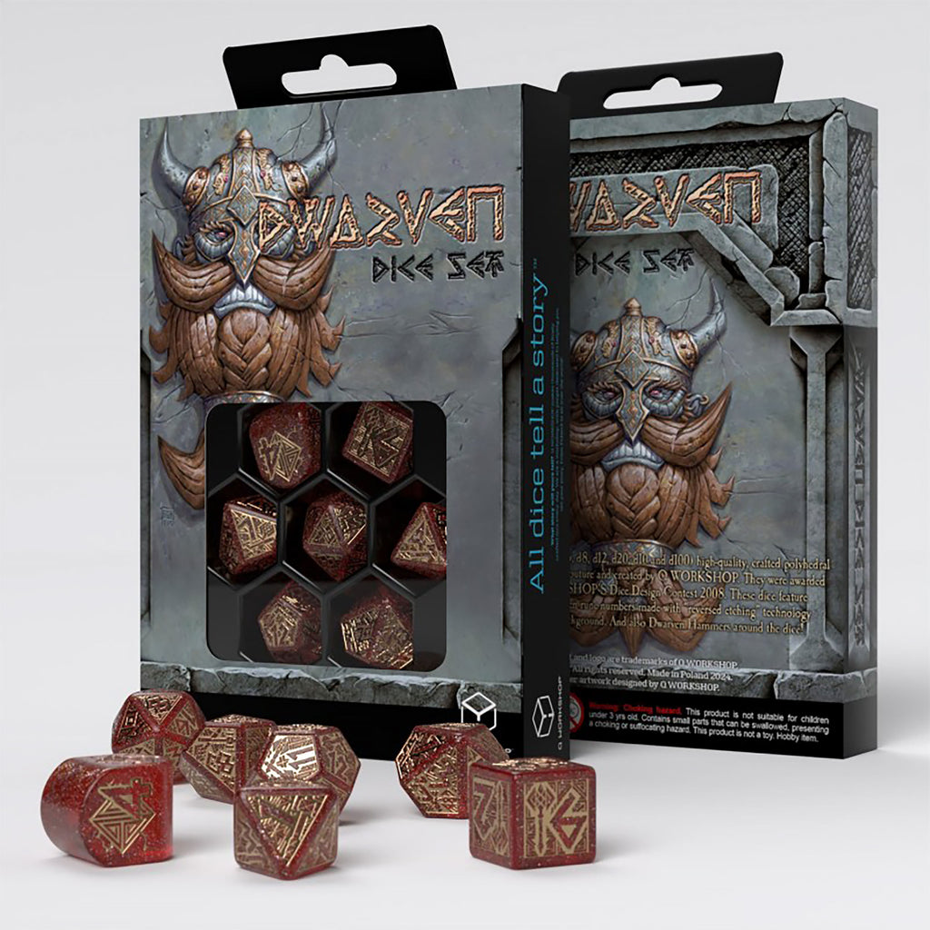 Productafbeelding Dwarven - Jewels RPG Dobbelstenen Set 7-delig