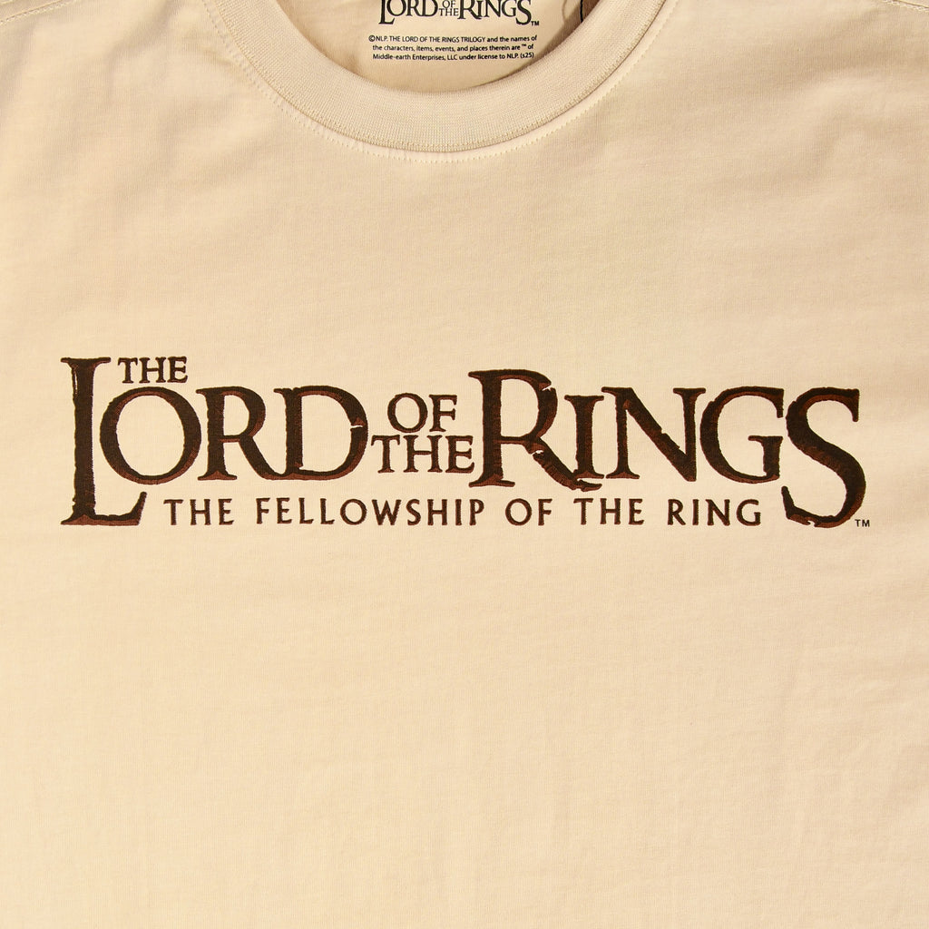 Productafbeelding In de Ban van de Ring - Fellowship Rohan en Gondor Oversized T-Shirt beige