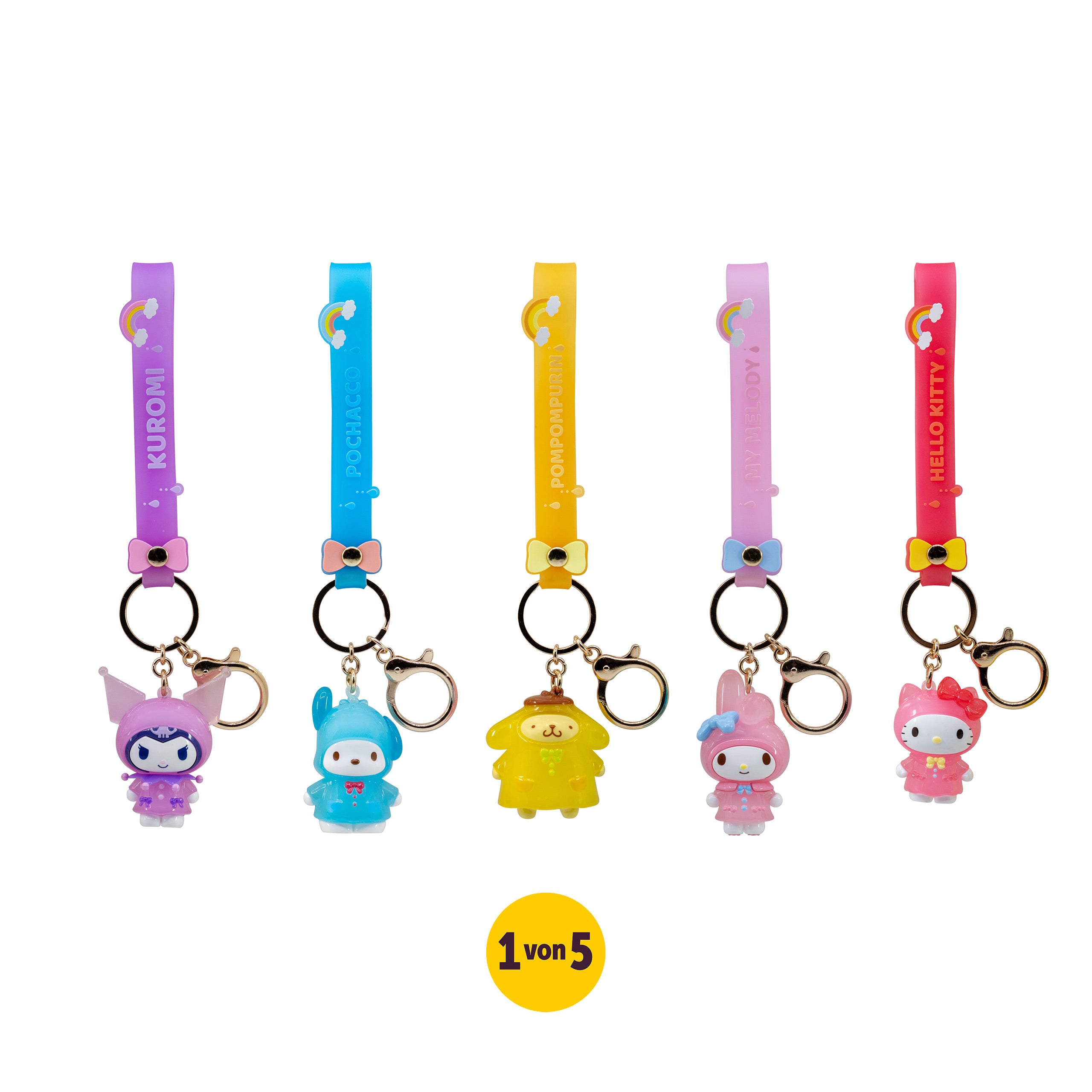 Productafbeelding Hello Kitty and Friends - Raincoat Series Mystery Sleutelhanger YuMe