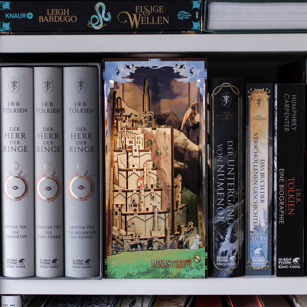 Image produit Le Seigneur des Anneaux - Minas Tirith Book Nook kit maquette en bois