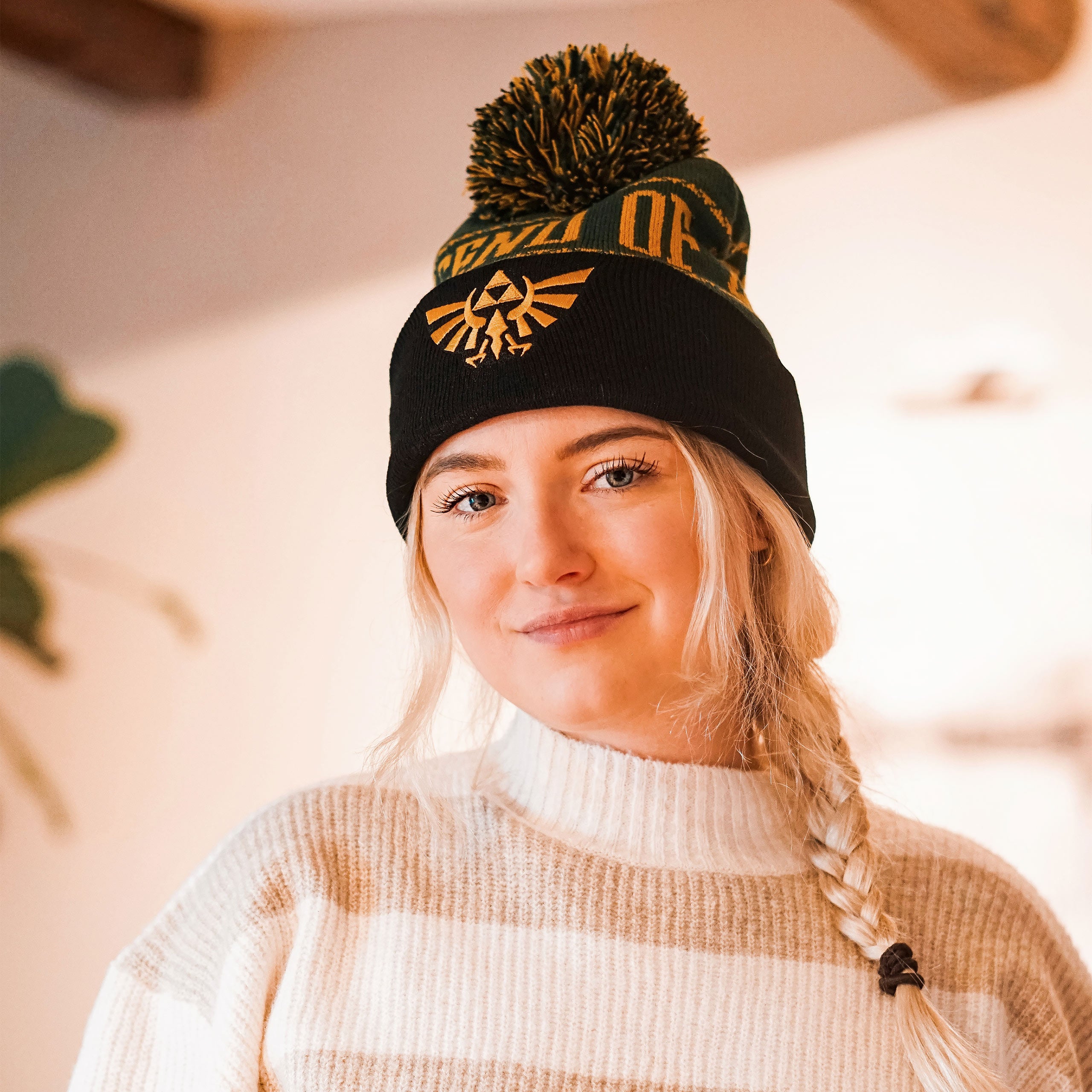 Productafbeelding Zelda - Logomuts met pompon