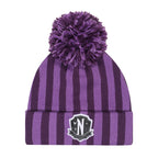 Produktbild Wednesday - Nevermore Logo Mütze mit Bommel