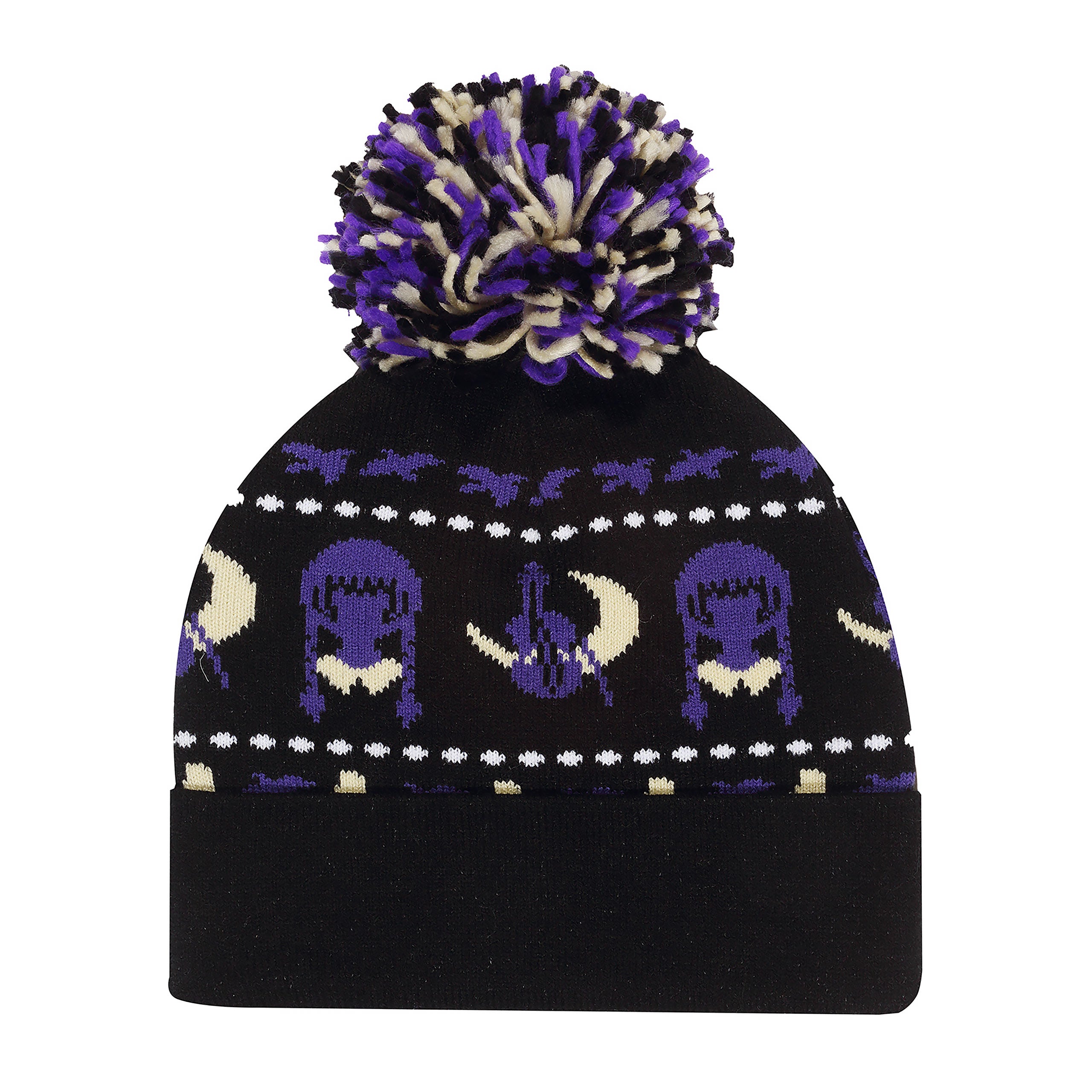 Productafbeelding Wednesday - Midnight muts met pompon