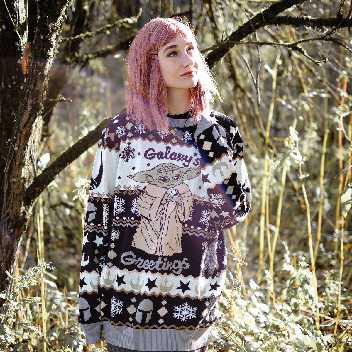 Image produit Grogu Galaxy's Greetings pull tricoté - Star Wars The Mandalorian