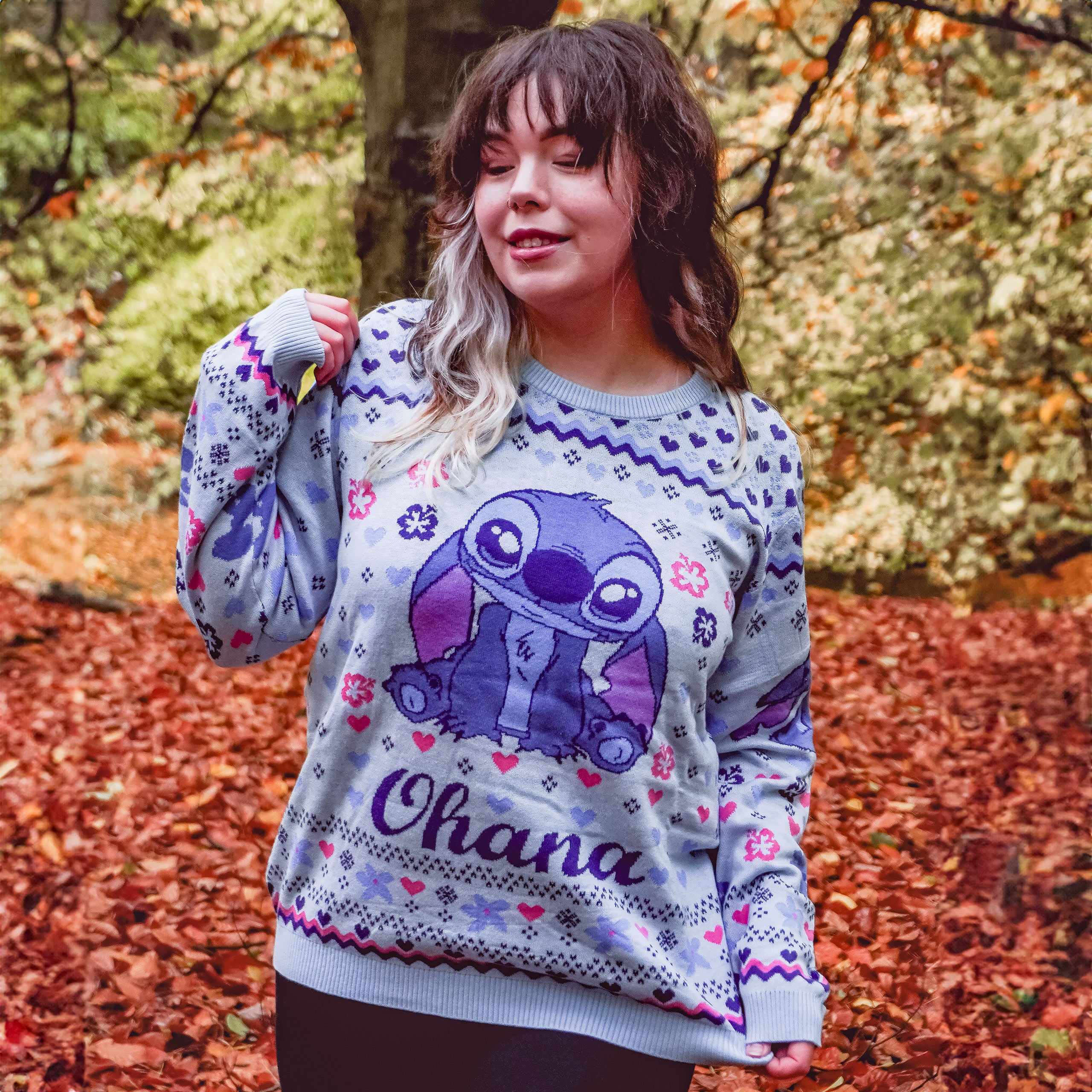 Productafbeelding Stitch Ohana gebreide trui - Lilo & Stitch