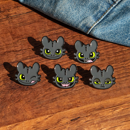Image produit Dragons - Ensemble de 5 pins Krokmou