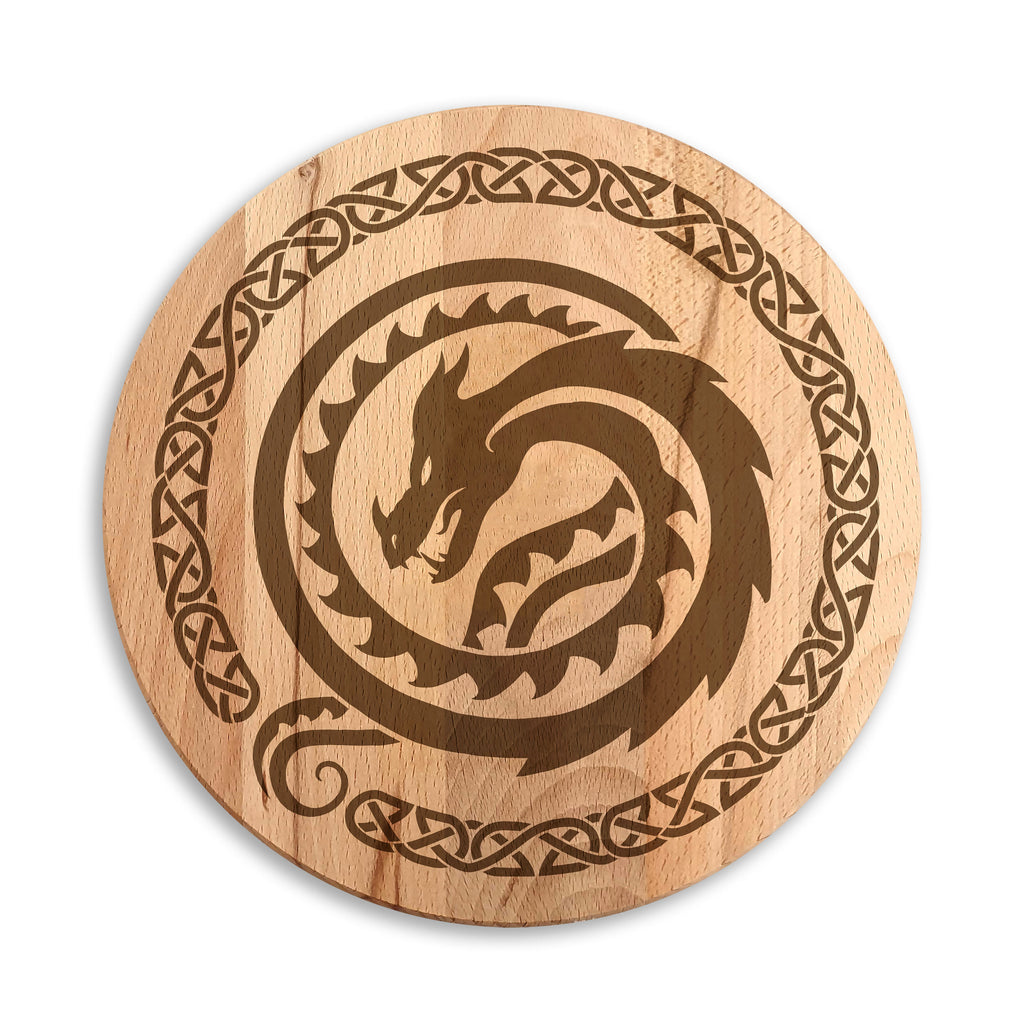 Image produit Dragons - Planche à découper avec logo