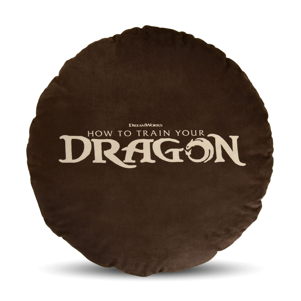 Image produit Dragons - Coussin logo marron