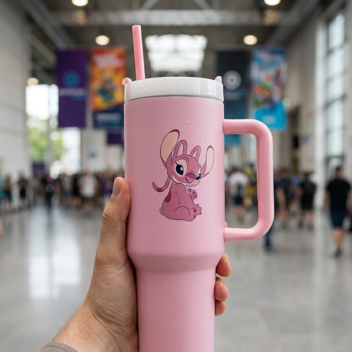 Image produit Lilo & Stitch - Gobelet à emporter Angel avec paille