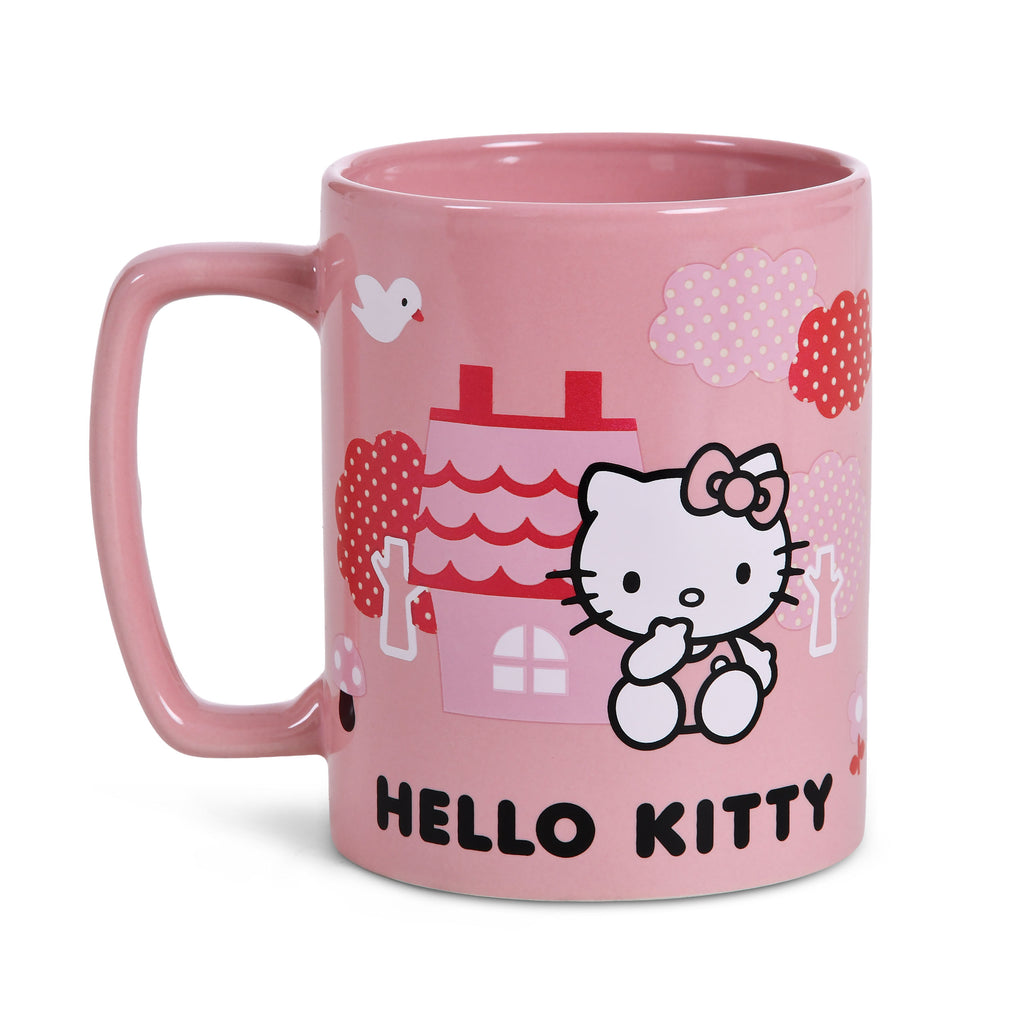 Image produit Mug Hello Kitty avec housse en peluche