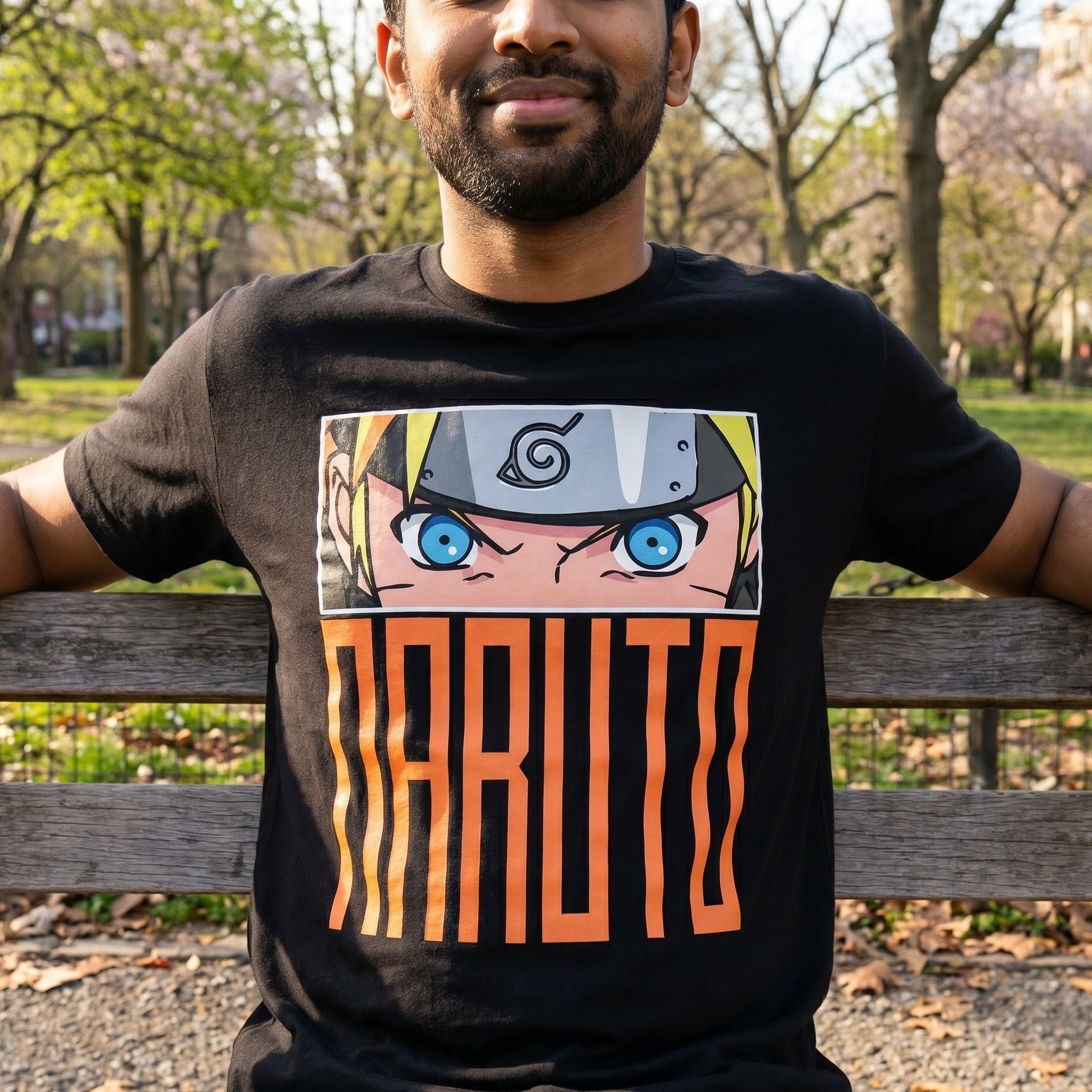 Productafbeelding Naruto - Eyes T-shirt zwart