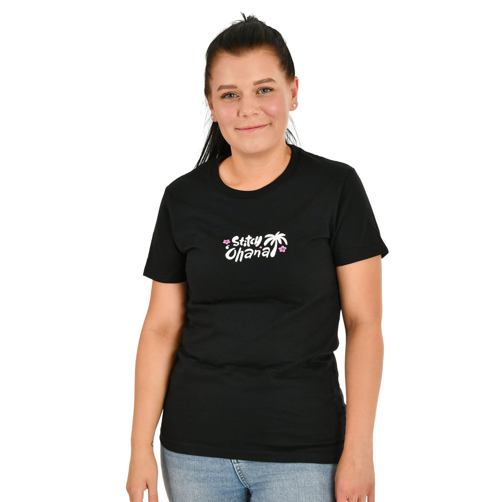 Productafbeelding Stitch T-shirt Dames Zwart - Lilo & Stitch
