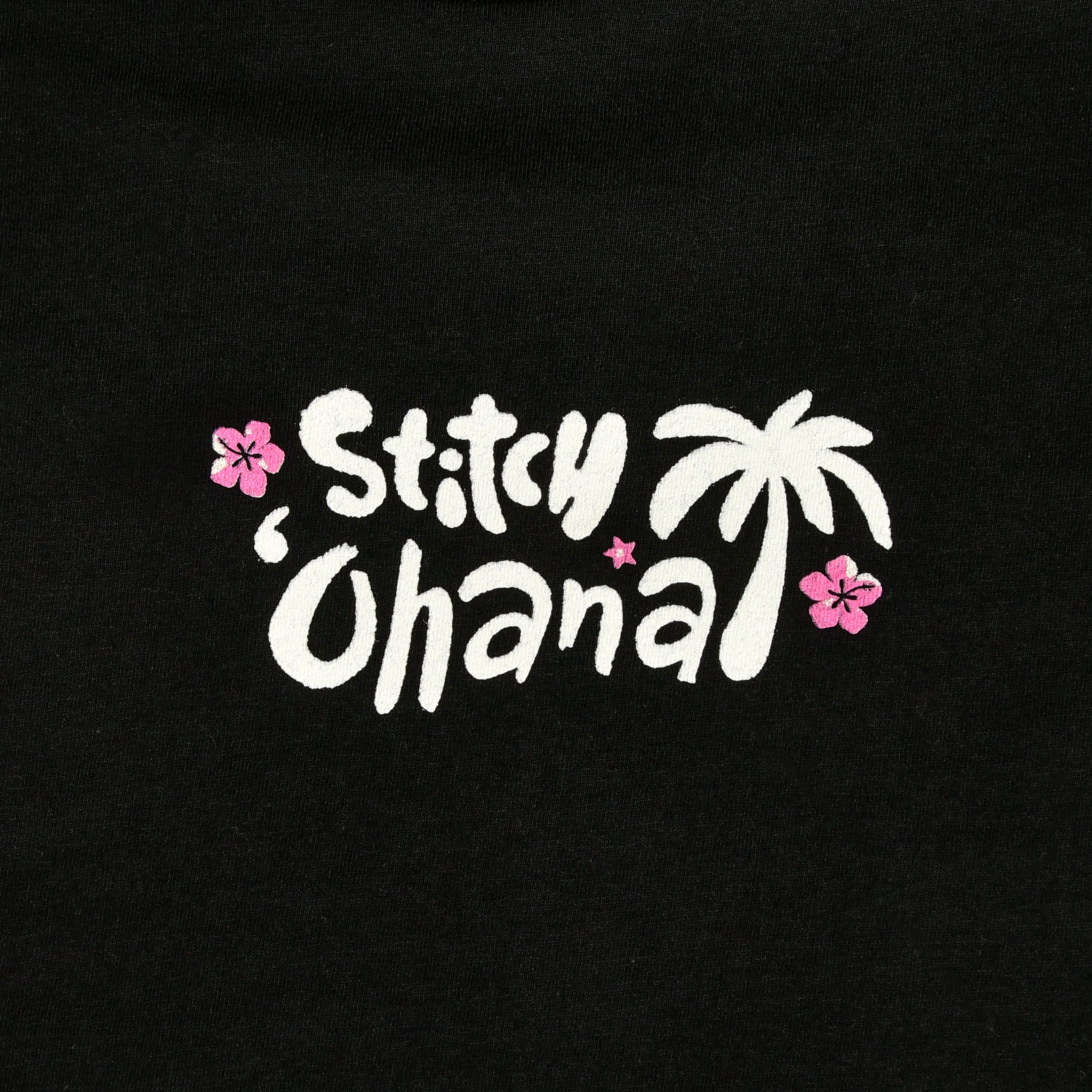 Productafbeelding Stitch T-shirt Dames Zwart - Lilo & Stitch