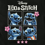 Productafbeelding Stitch T-shirt Dames Zwart - Lilo & Stitch