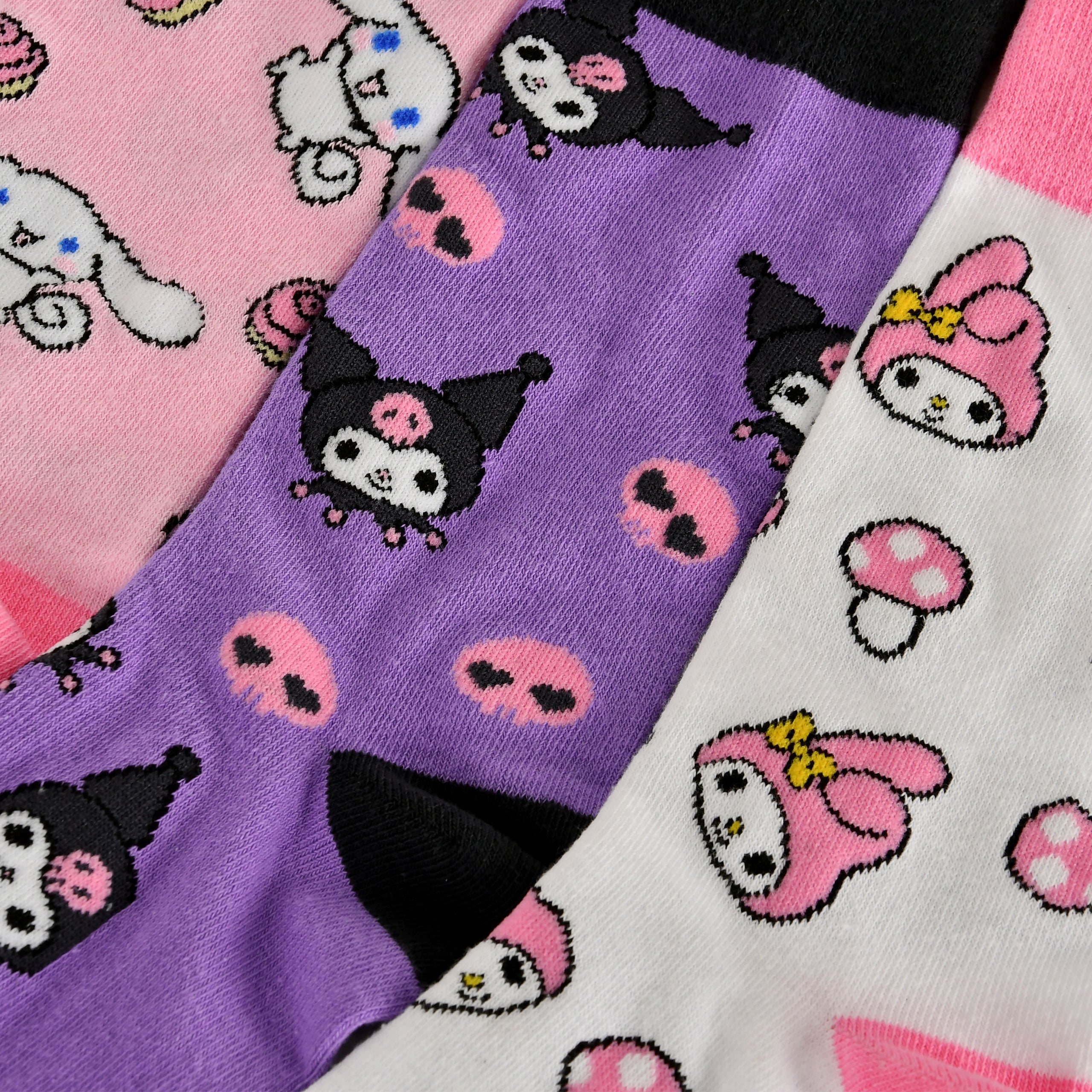 Product image Sanrio - Hello Kitty and Friends 3-Pack Socks in Gift Box