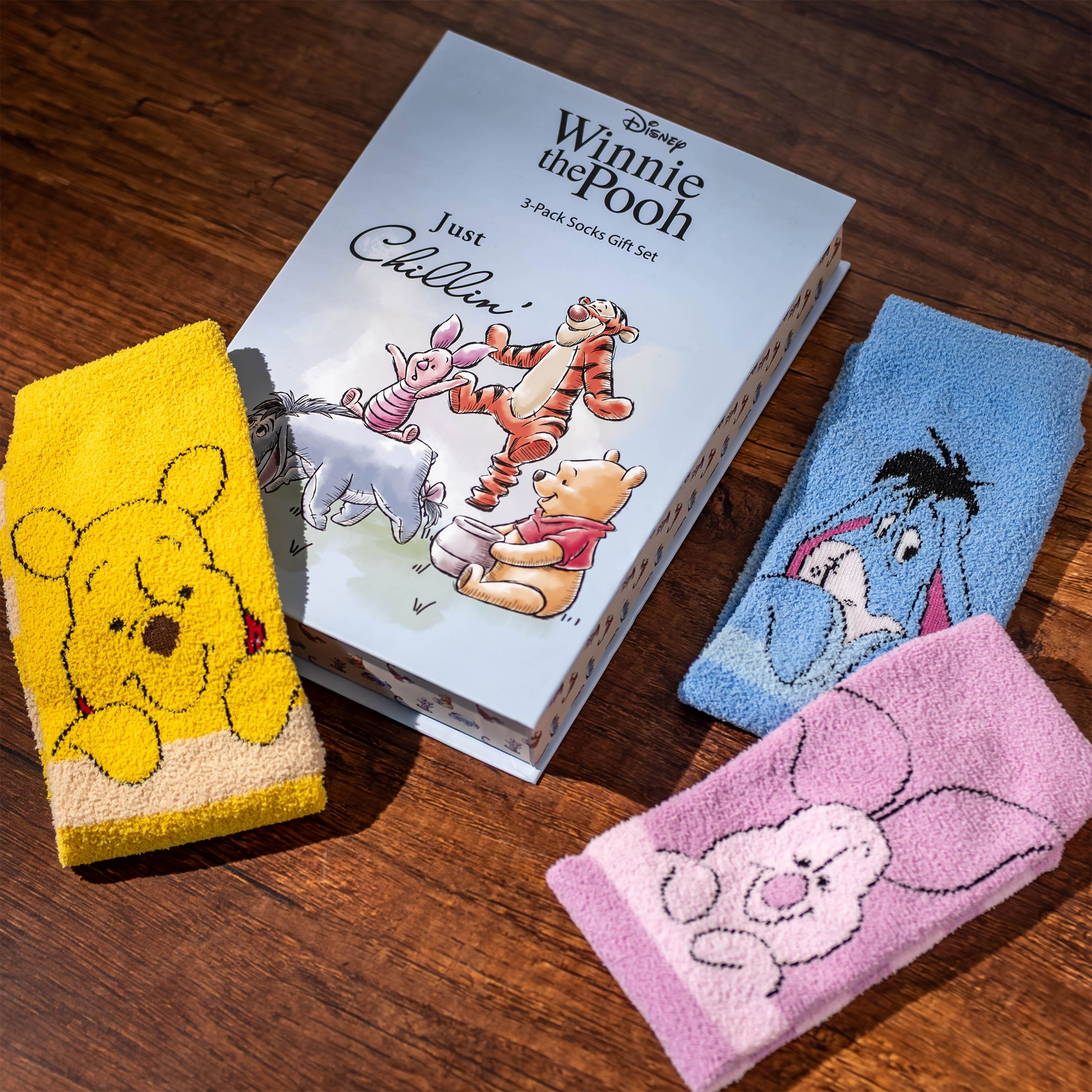 Productafbeelding Winnie de Poeh - Friends Sokken 3-pack in Geschenkdoos