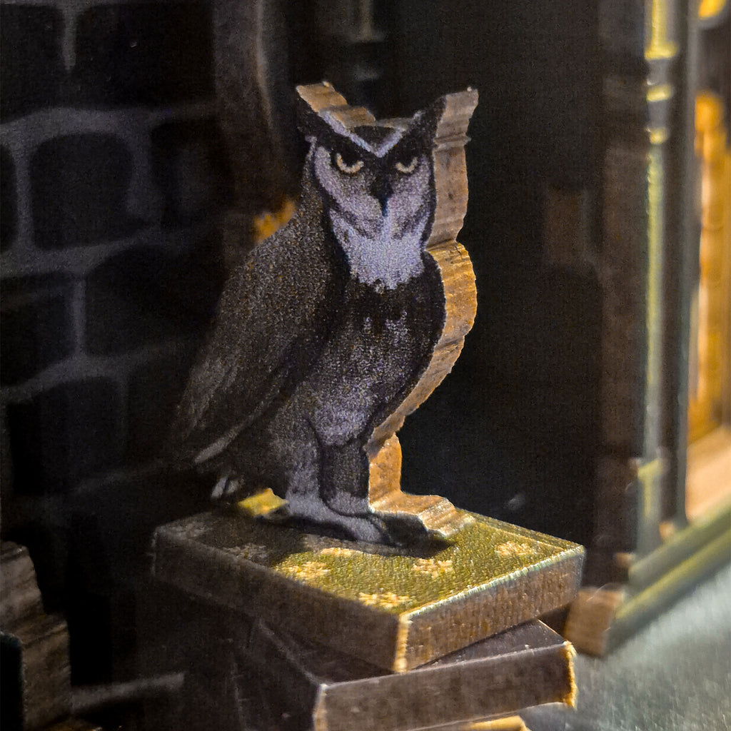 Productafbeelding Darkness Common Room Book Nook houten modelbouwset voor Harry Potter-fans