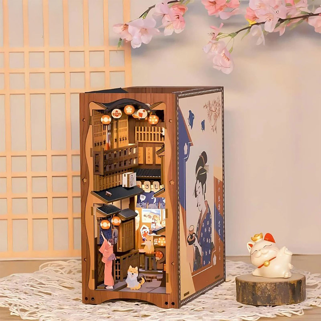 Image produit Sakura - Sous le cerisier Sakura Book Nook Modèle Kit Bois