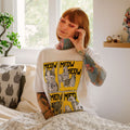 Image produit T-shirt Meow pour les fans de Night of the Living Cat blanc